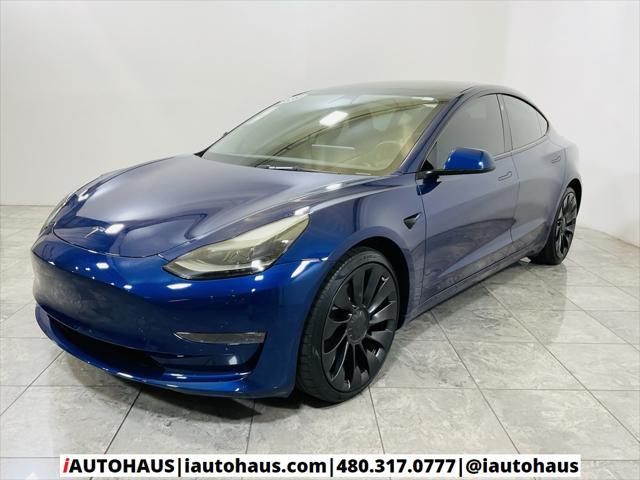 used 2023 Tesla Model 3 car, priced at $35,856