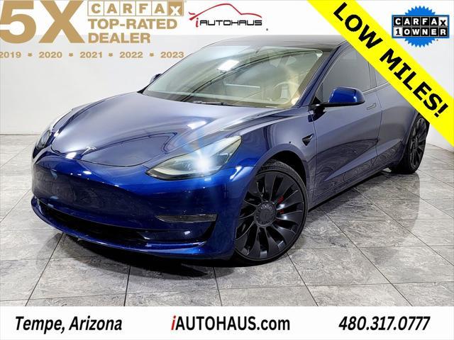 used 2023 Tesla Model 3 car, priced at $34,923