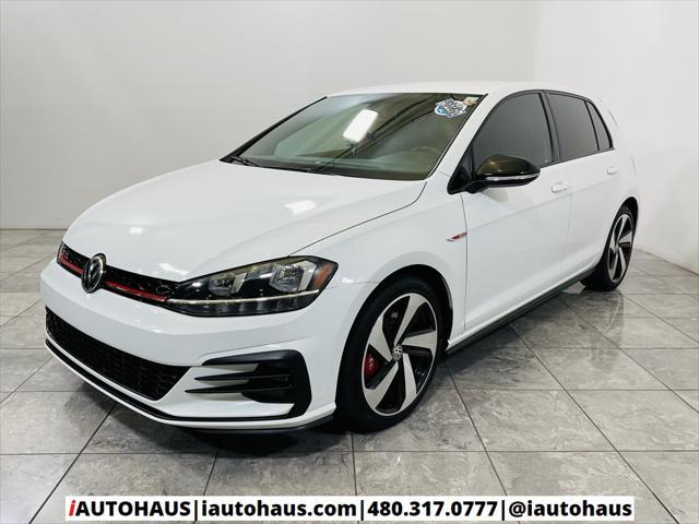 used 2021 Volkswagen Golf GTI car, priced at $20,998