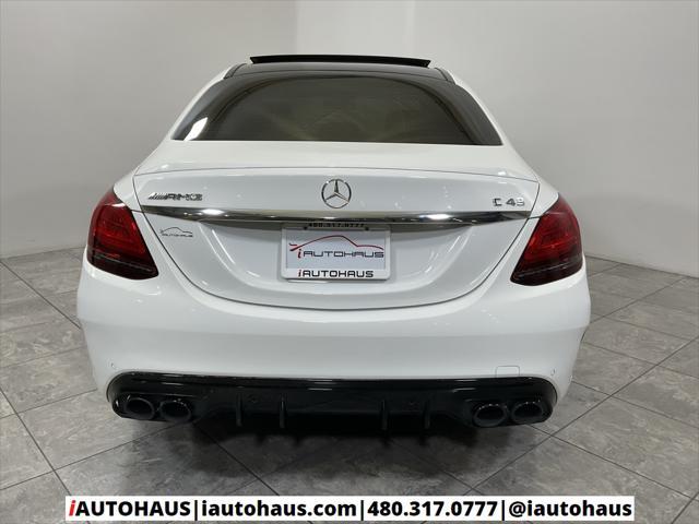 used 2021 Mercedes-Benz AMG C 43 car, priced at $40,888
