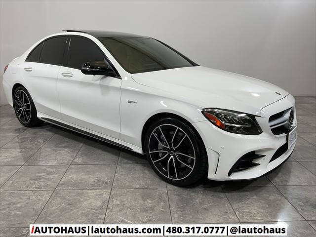 used 2021 Mercedes-Benz AMG C 43 car, priced at $40,888