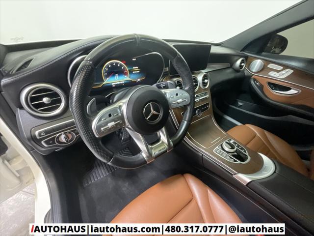 used 2021 Mercedes-Benz AMG C 43 car, priced at $40,888