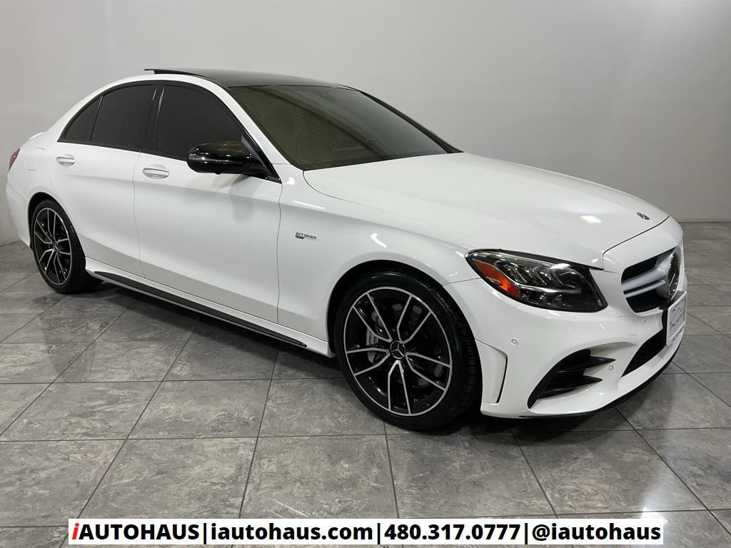 used 2021 Mercedes-Benz AMG C 43 car, priced at $38,898