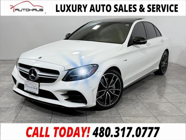 used 2021 Mercedes-Benz AMG C 43 car, priced at $40,888