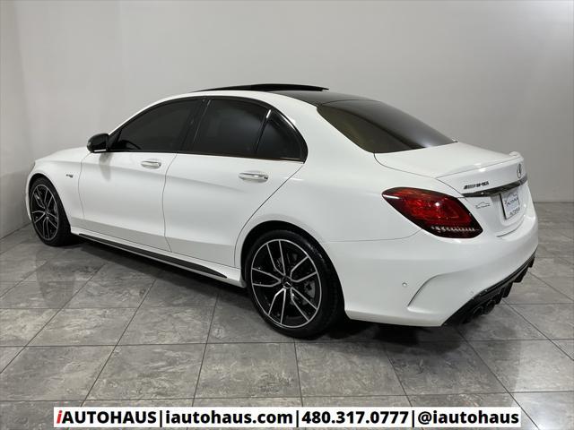 used 2021 Mercedes-Benz AMG C 43 car, priced at $40,888