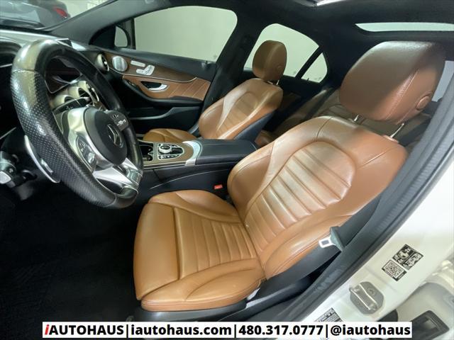 used 2021 Mercedes-Benz AMG C 43 car, priced at $40,888
