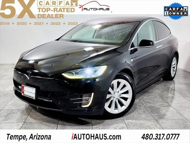 used 2018 Tesla Model X car, priced at $35,500