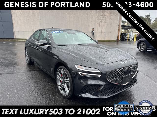 used 2024 Genesis G70 car, priced at $37,866