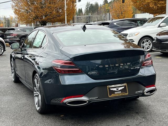 new 2025 Genesis G70 car, priced at $59,155