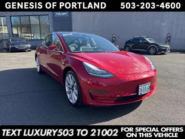 used 2018 Tesla Model 3 car, priced at $23,855