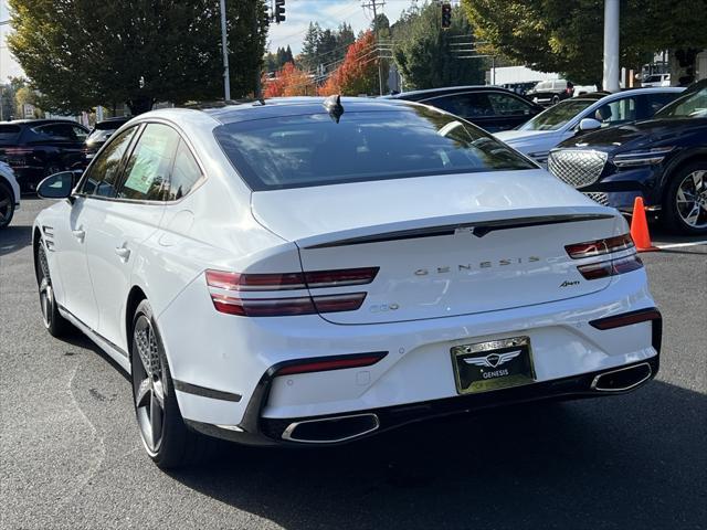 new 2025 Genesis G80 car, priced at $69,600