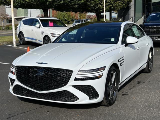 new 2025 Genesis G80 car, priced at $69,600