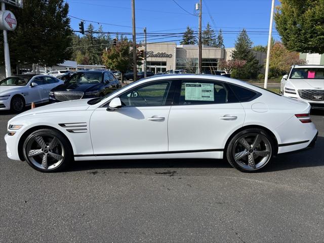 new 2025 Genesis G80 car, priced at $69,600