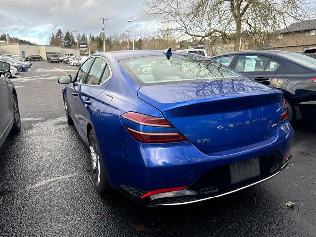 used 2022 Genesis G70 car, priced at $29,995