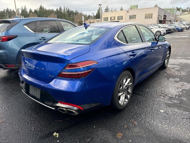 used 2022 Genesis G70 car, priced at $29,995