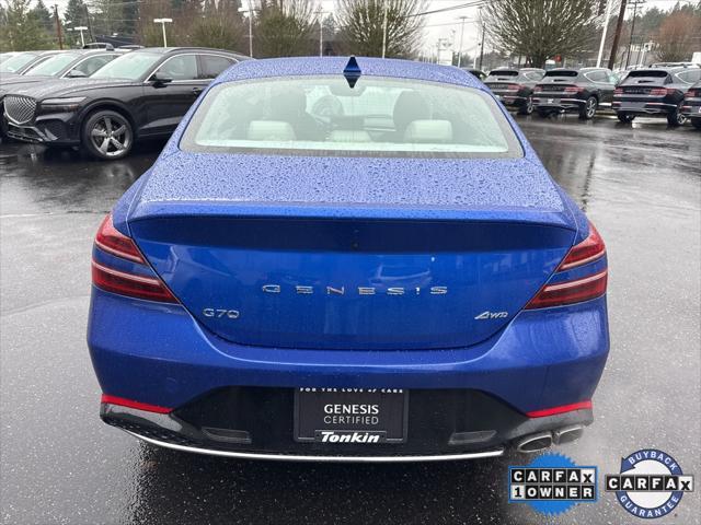 used 2022 Genesis G70 car, priced at $27,988