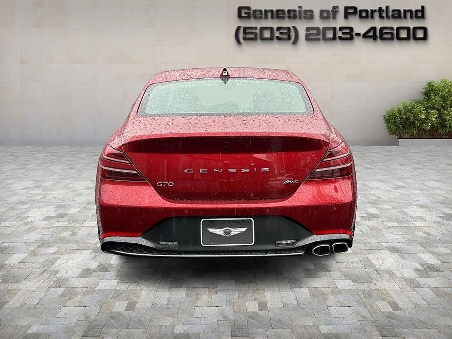 new 2023 Genesis G70 car, priced at $42,915