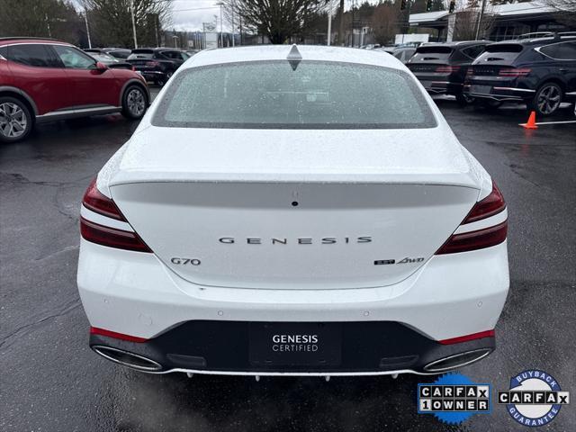 used 2022 Genesis G70 car, priced at $37,977