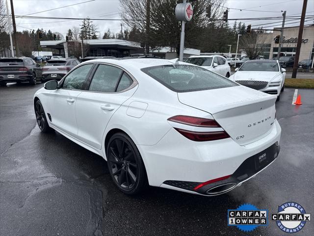 used 2022 Genesis G70 car, priced at $37,977