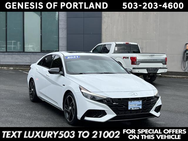 used 2021 Hyundai Elantra car, priced at $18,933