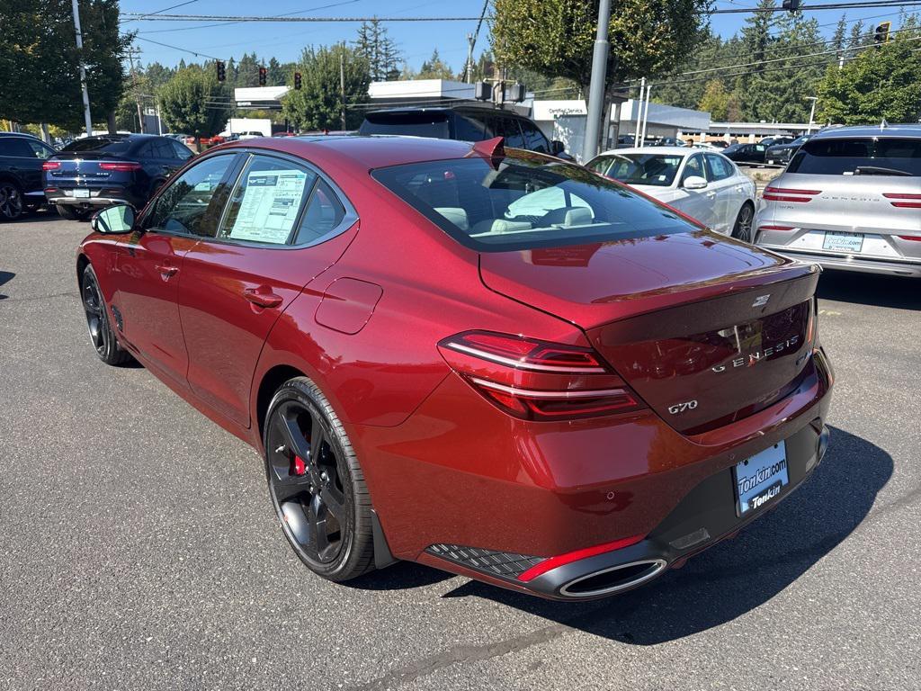 new 2026 Genesis G70 car, priced at $58,105