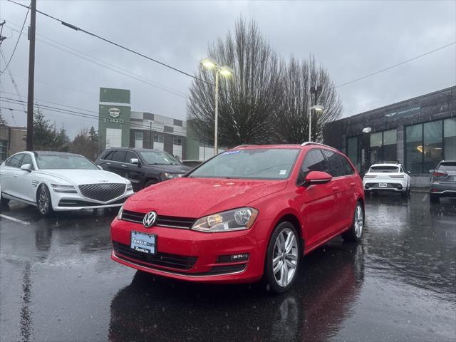 used 2017 Volkswagen Golf SportWagen car, priced at $15,844