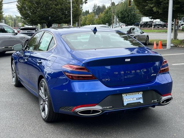 new 2025 Genesis G70 car, priced at $50,405