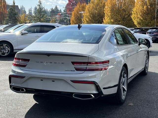 new 2025 Genesis G80 car, priced at $70,850