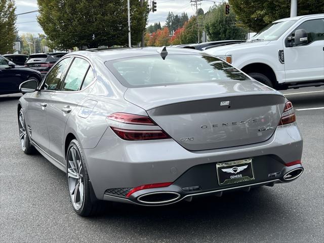 new 2025 Genesis G70 car, priced at $59,195