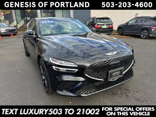 used 2023 Genesis G70 car, priced at $36,995