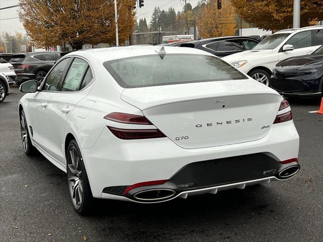 new 2025 Genesis G70 car, priced at $45,555