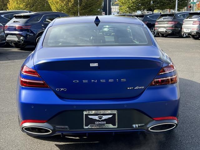 new 2025 Genesis G70 car, priced at $55,725