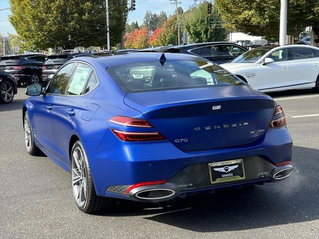 new 2025 Genesis G70 car, priced at $55,725