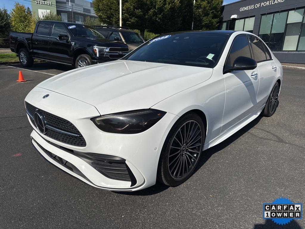 used 2022 Mercedes-Benz C-Class car, priced at $41,995