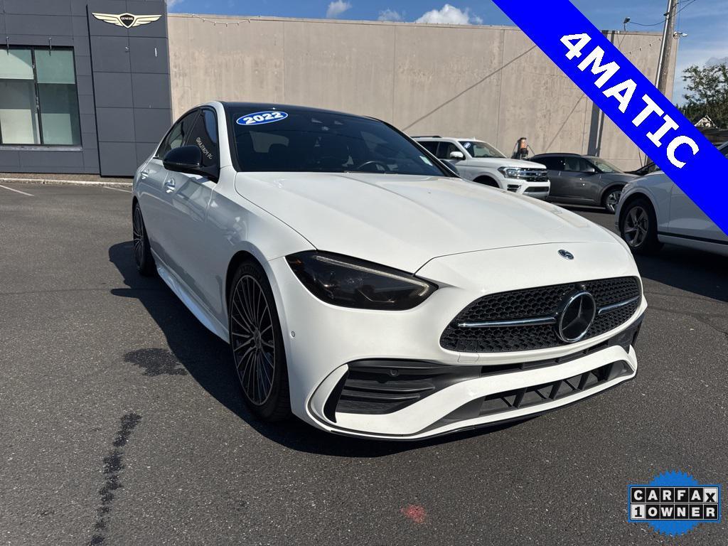 used 2022 Mercedes-Benz C-Class car, priced at $41,995