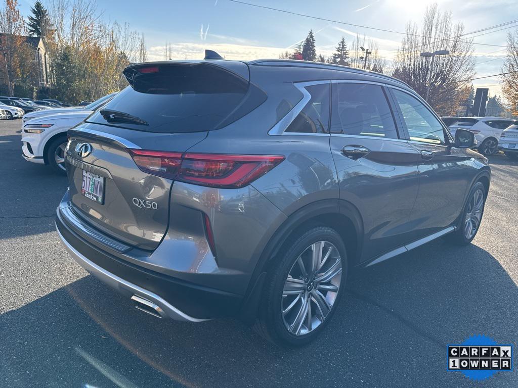 used 2021 INFINITI QX50 car, priced at $27,977