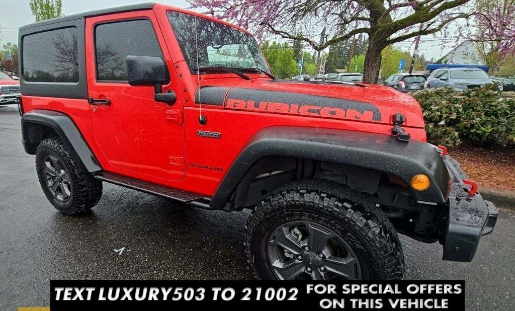 used 2017 Jeep Wrangler car, priced at $31,500