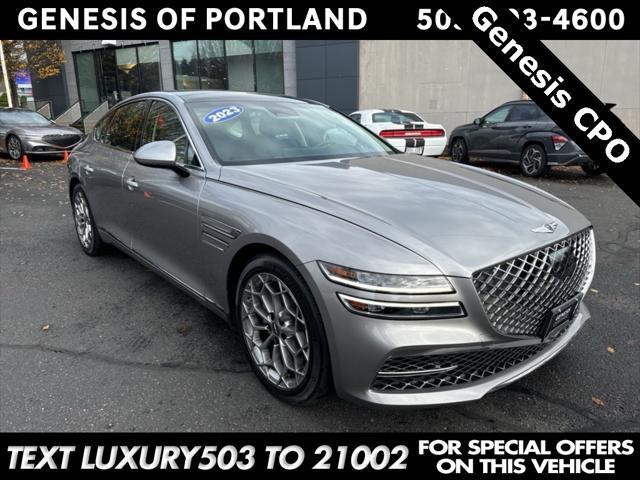 used 2023 Genesis G80 car, priced at $42,995