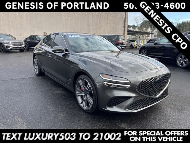 used 2023 Genesis G70 car, priced at $38,544