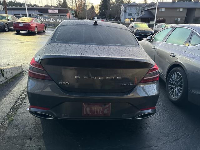 used 2023 Genesis G70 car, priced at $39,995