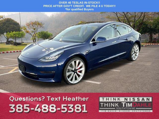 used 2018 Tesla Model 3 car, priced at $25,498