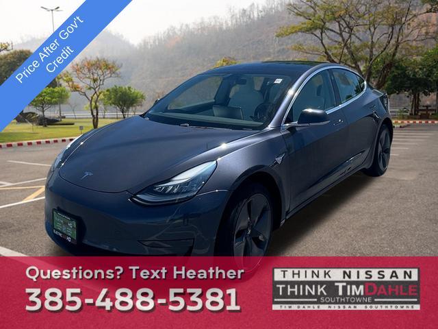 used 2019 Tesla Model 3 car, priced at $18,995