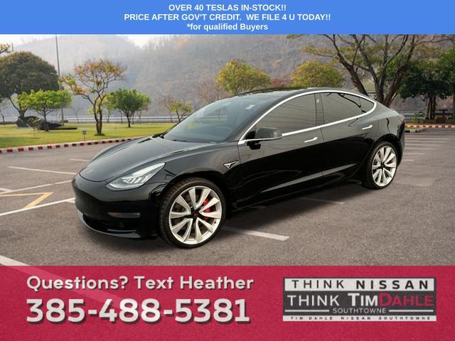 used 2019 Tesla Model 3 car, priced at $21,998