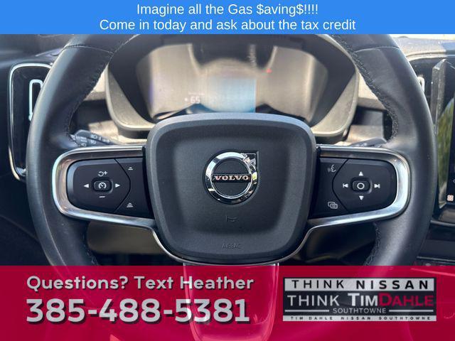 used 2023 Volvo C40 Recharge Pure Electric car, priced at $23,895