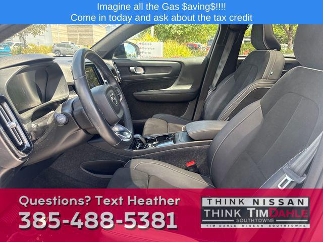 used 2023 Volvo C40 Recharge Pure Electric car, priced at $23,895
