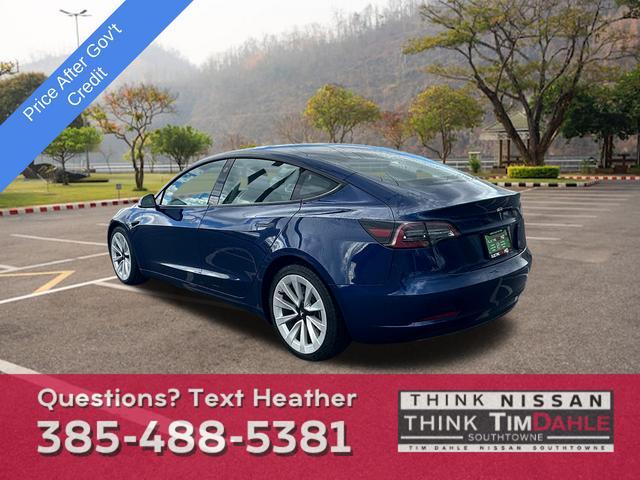 used 2022 Tesla Model 3 car, priced at $20,319