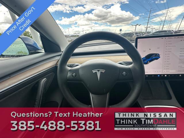 used 2022 Tesla Model 3 car, priced at $20,319