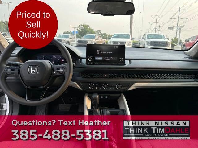 used 2023 Honda Accord car, priced at $21,998