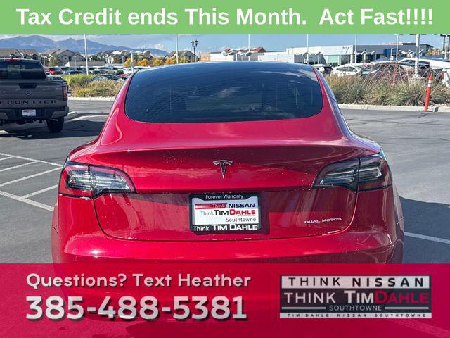 used 2022 Tesla Model 3 car, priced at $24,173