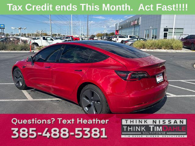 used 2022 Tesla Model 3 car, priced at $24,173